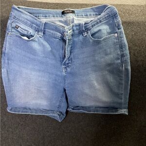 Curve Appeal Women's Denim Blue Jean Shorts